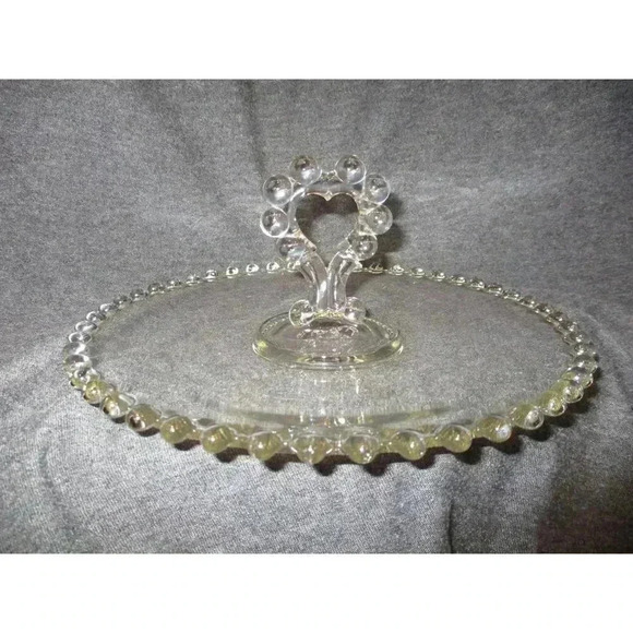 Candy dishes/Hor Deurve tray/ Relish Tray vntg Imperial Glass Candlewick - Picture 4 of 9
